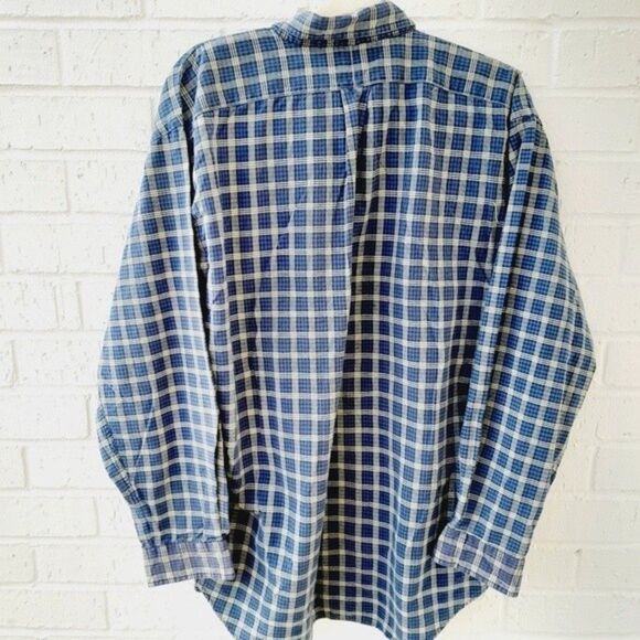 Ralph Lauren Blake Button Down Checkered Work Preppy Shirt sz: L - Picture 2 of 6